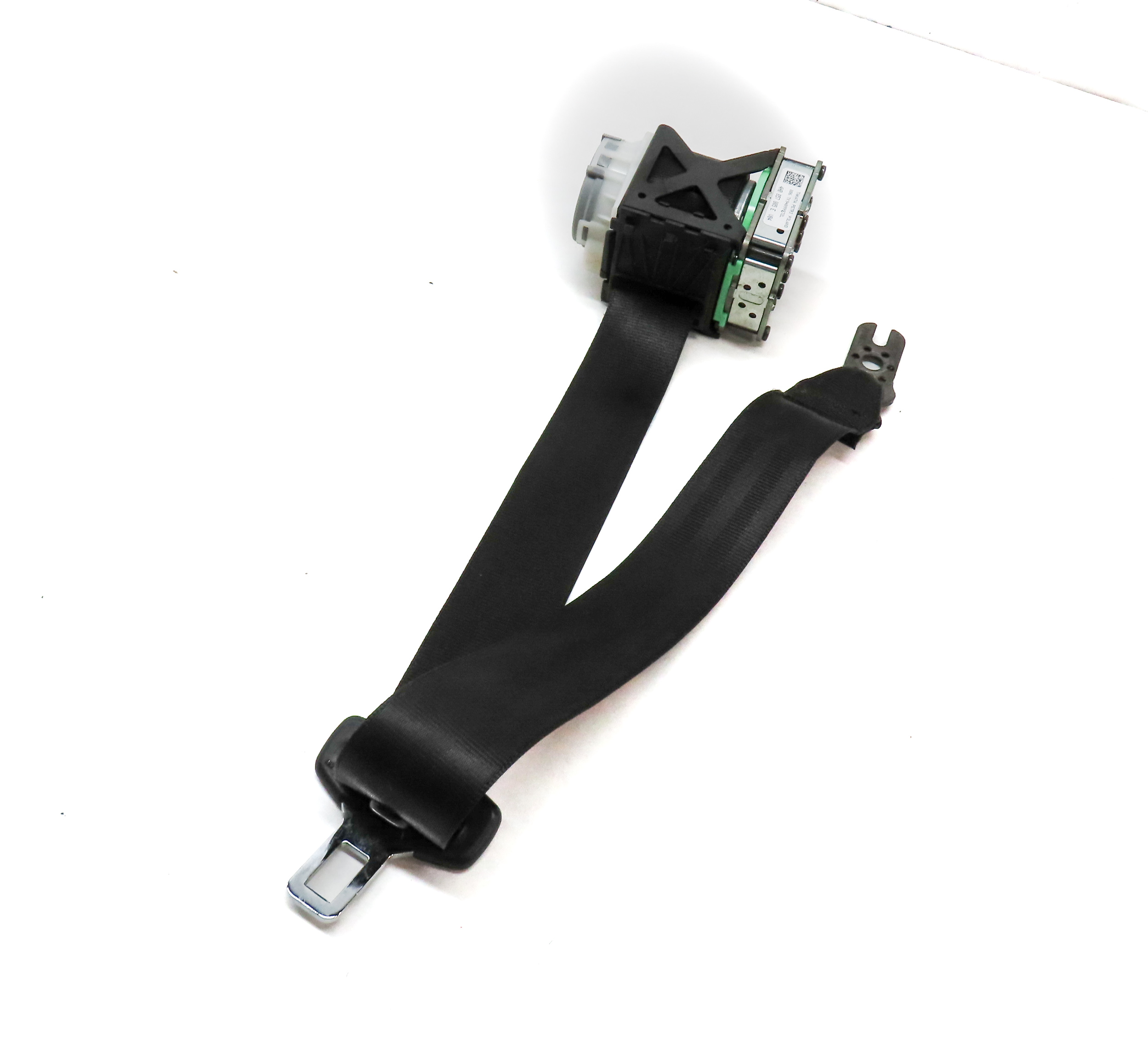 2012 AUDI A8 (D4 4H) REAR RIGHT SEAT BELT SEATBELT RETRACTOR (BLACK) — exact item pictured
